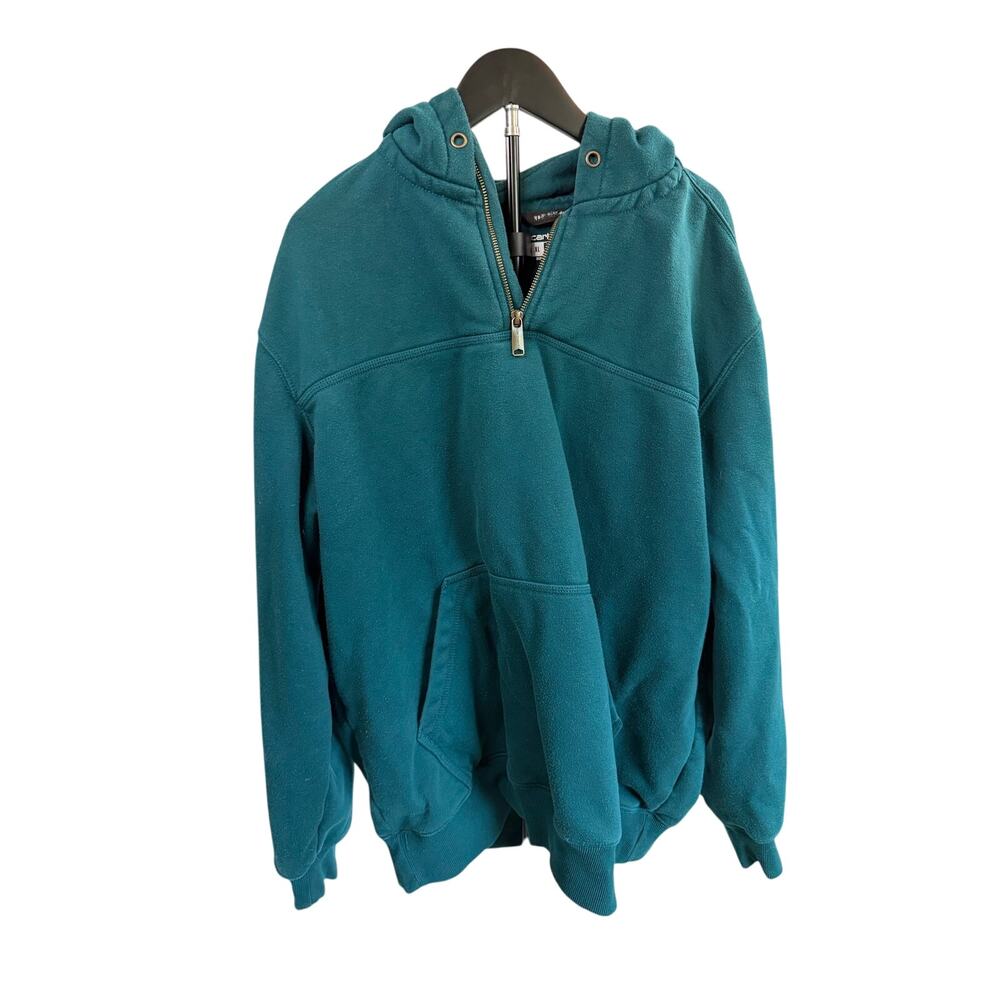 Carhartt Mens Green Pullover Sweater Size XL
